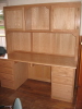A desk/cabinet assembly built for the new conference center volunteer office